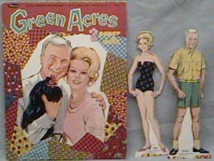 Exterior of the Green Acres Paper Doll Set produced by Whitman
