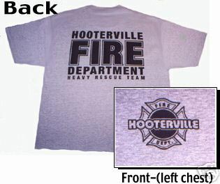A Hooterville Volunteer Fire Department T-shirt