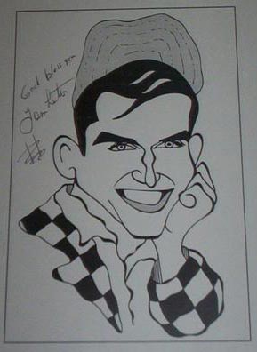 An Autographed Eb Caricature