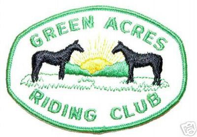 The Green Acres Riding Club Patch