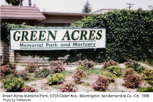 Although it is called Green Acres...this is NOT the place to be!