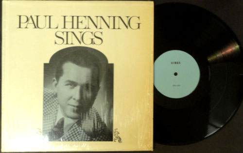 This is a vanity pressing, one of a hundred pressed, done by Henning (The Producer of Green Acres) in the early '60s that showcases his singing
