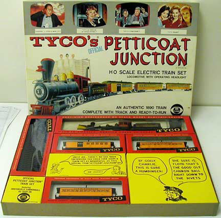 The Tyco Cannonball Train Set.