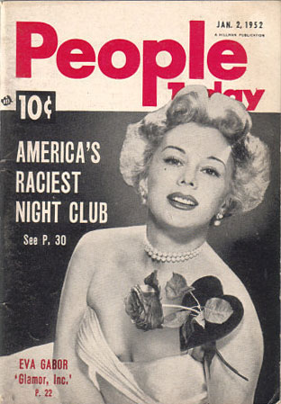 A very young, sexy Eva in People Today