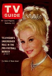 Eva Gabor on the cover of TV Guide Magazine