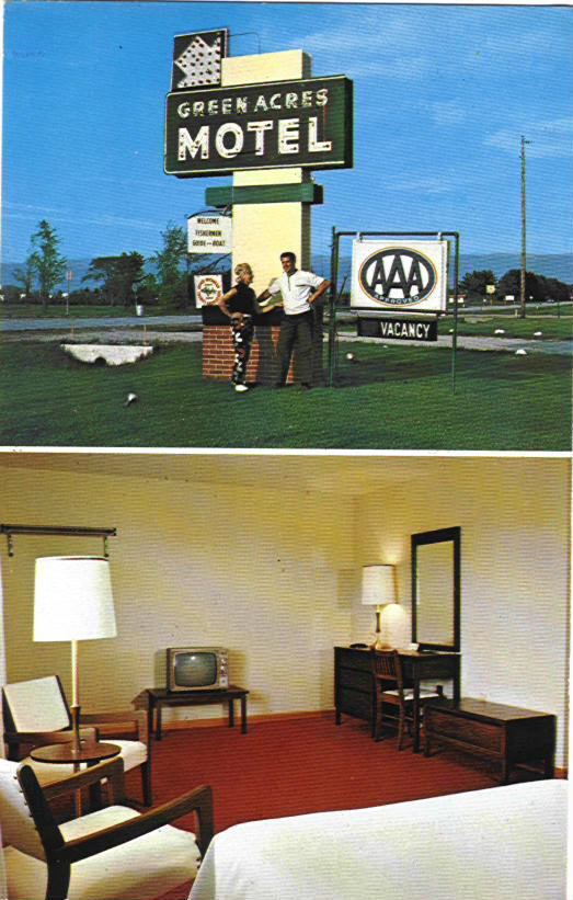 A postcard from the Green Acres Motel