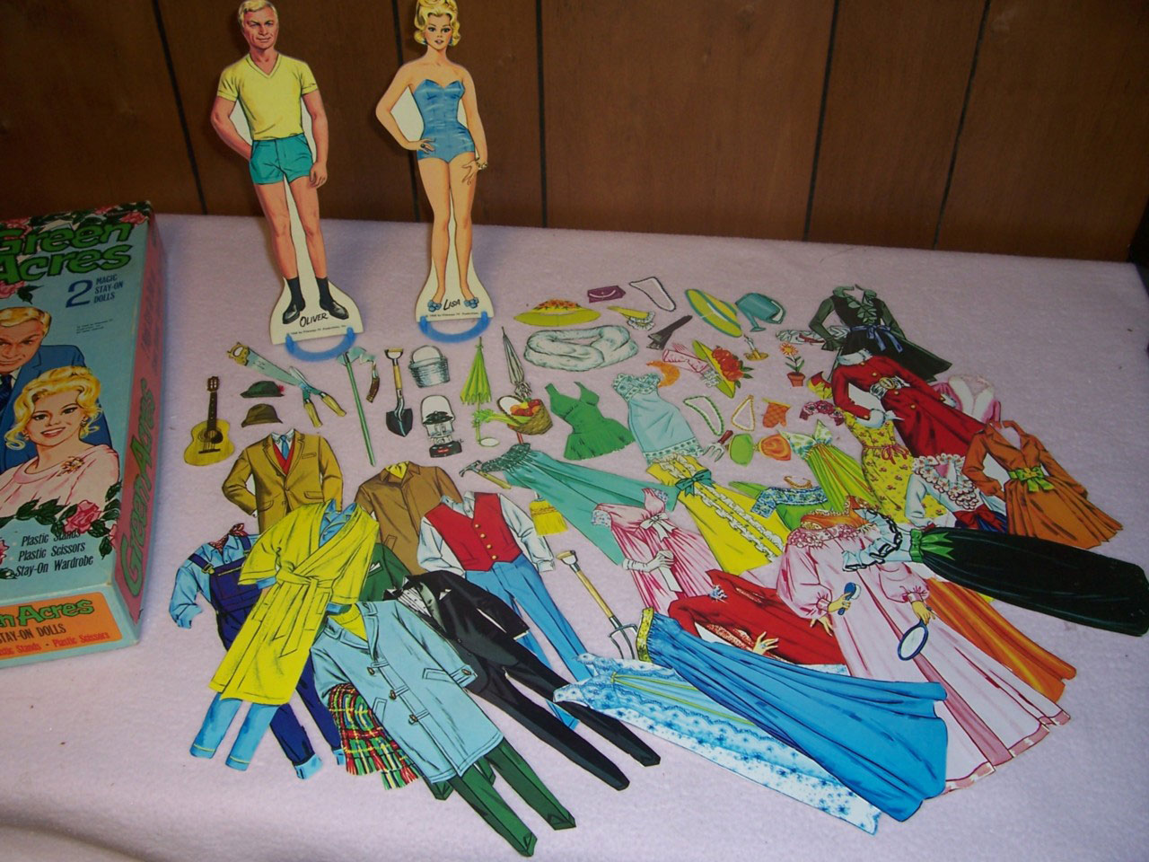 A paper doll set produced by Whitman in 1968