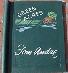 A personalized script holder that was used by Tom Andre