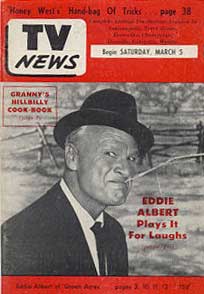 Eddie Albert on the cover of TV News